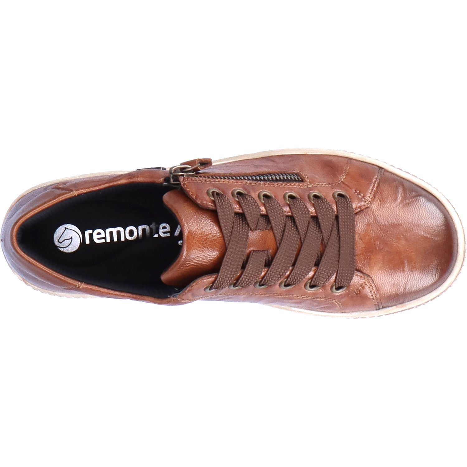 Womens Remonte Remonte D0700-22 Maditta 00 Women's Waterproof Sneakers Cuoio Leather Cuoio Leather