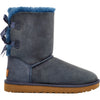 Womens Ugg Women's UGG Bailey Bow II Navy Sheepskin Navy Sheepskin