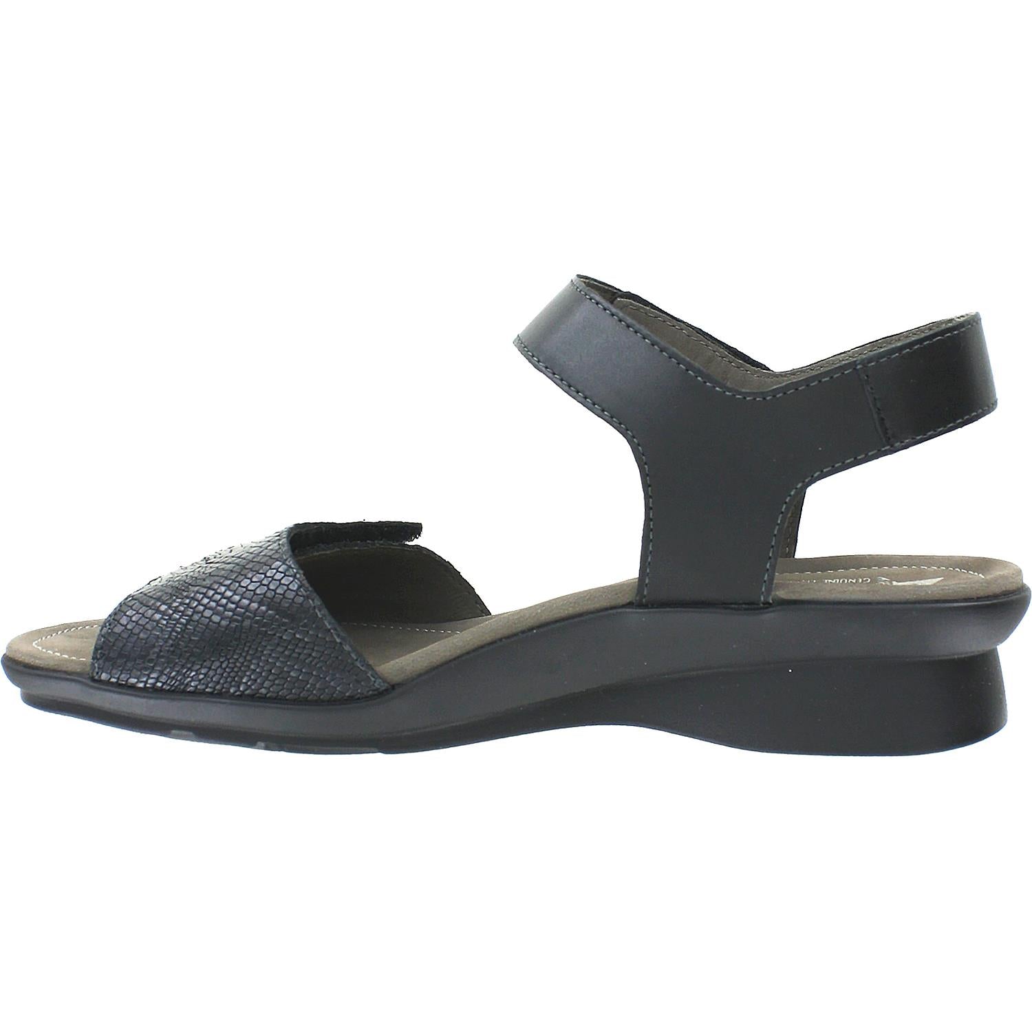 Womens Mephisto Mephisto Pattie Women's Backstrap Sandals Black Leather Black Leather