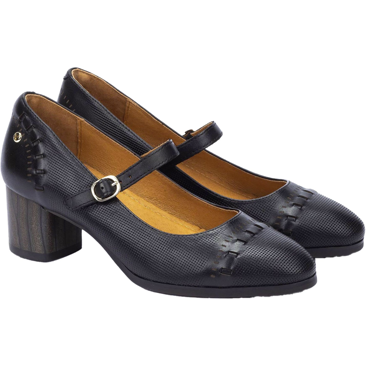 Womens Pikolinos Pikolinos Calafat W1Z-5797 Women's Dress Shoes Black Leather Black Leather