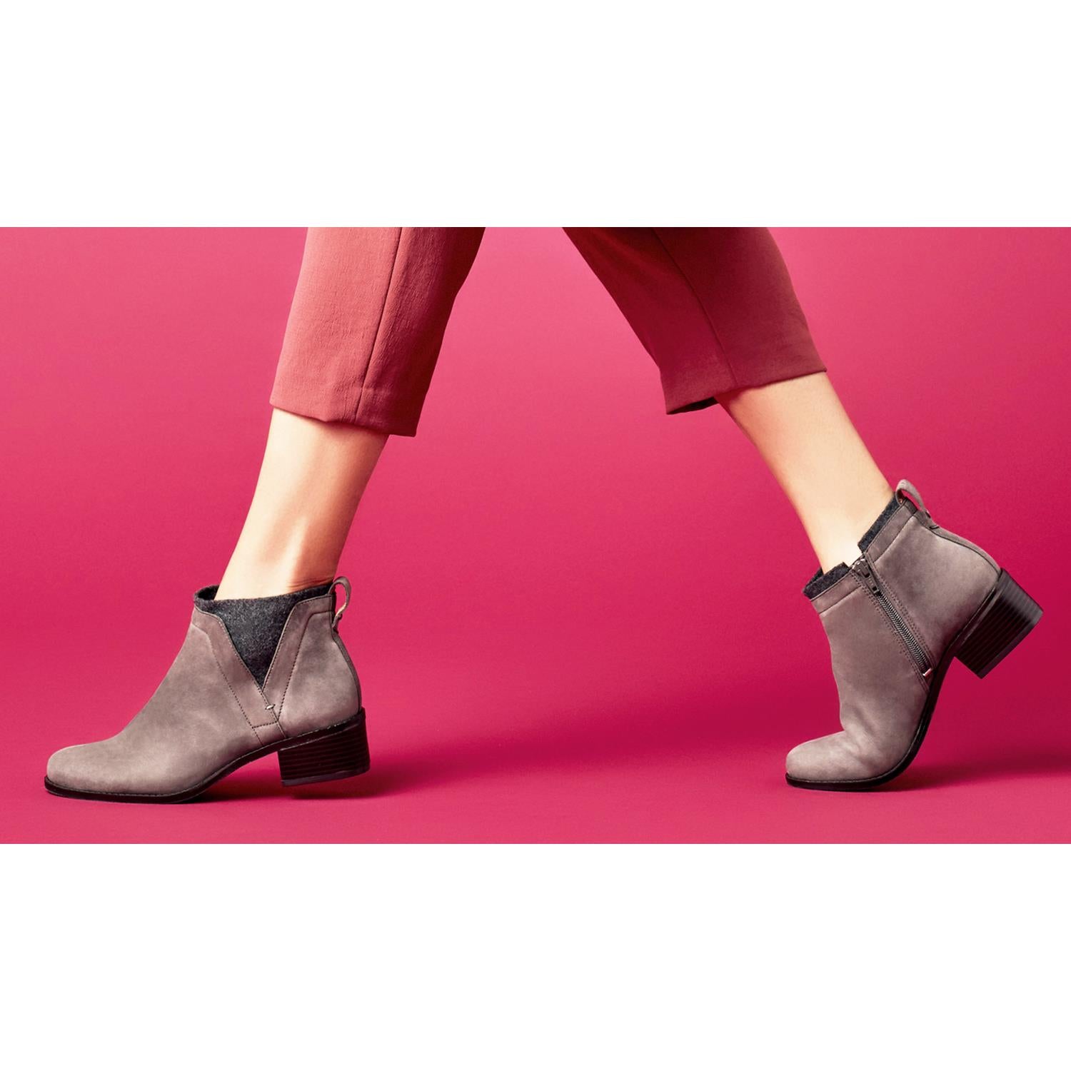 Womens Vionic Vionic Joslyn Women's Waterproof Boots Charcoal Leather Charcoal Leather