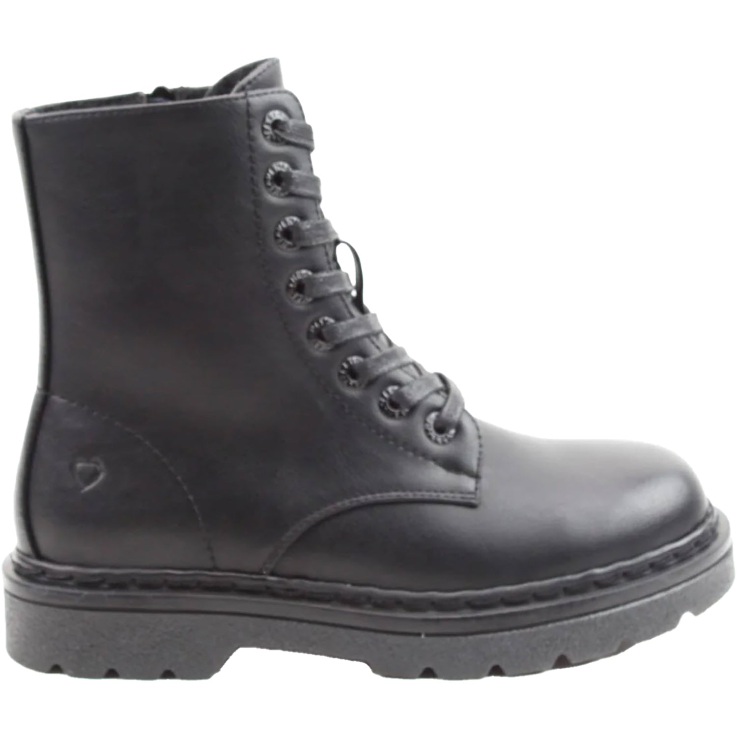 Womens Heavenly feet Heavenly Feet Justina Women's Vegan Boots Black Vegan Leather Black Vegan Leather