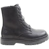 Womens Heavenly feet Heavenly Feet Justina Women's Vegan Boots Black Vegan Leather Black Vegan Leather