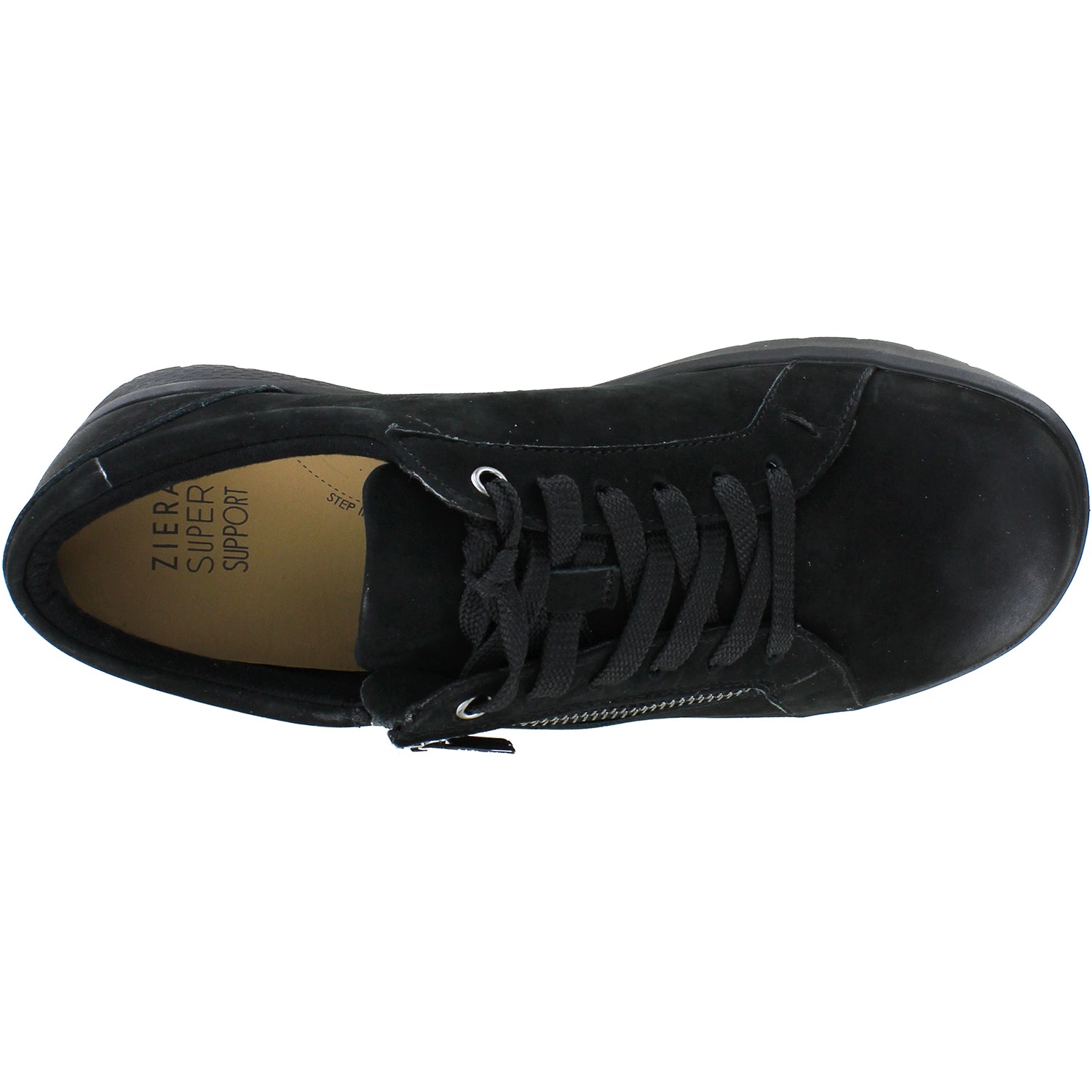 Womens Ziera Ziera Solar Women's Walking Shoes Black Nubuck Black Nubuck