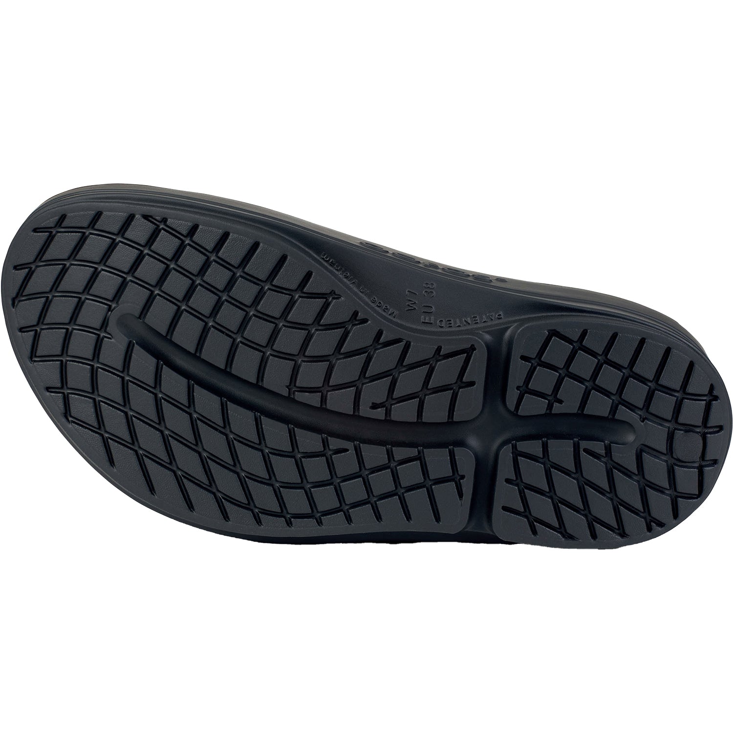 Women's Oofos OOMega OOahh Limited Posh Black Synthetic