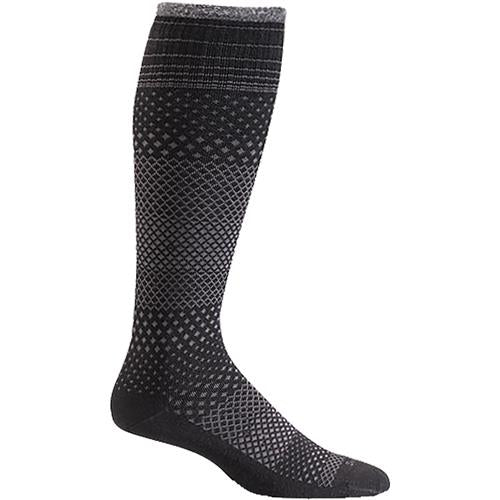 Womens Sockwell Sockwell Micro Grade Knee High Socks 15-20 mmHg Women's Therapeutic Socks Black Black