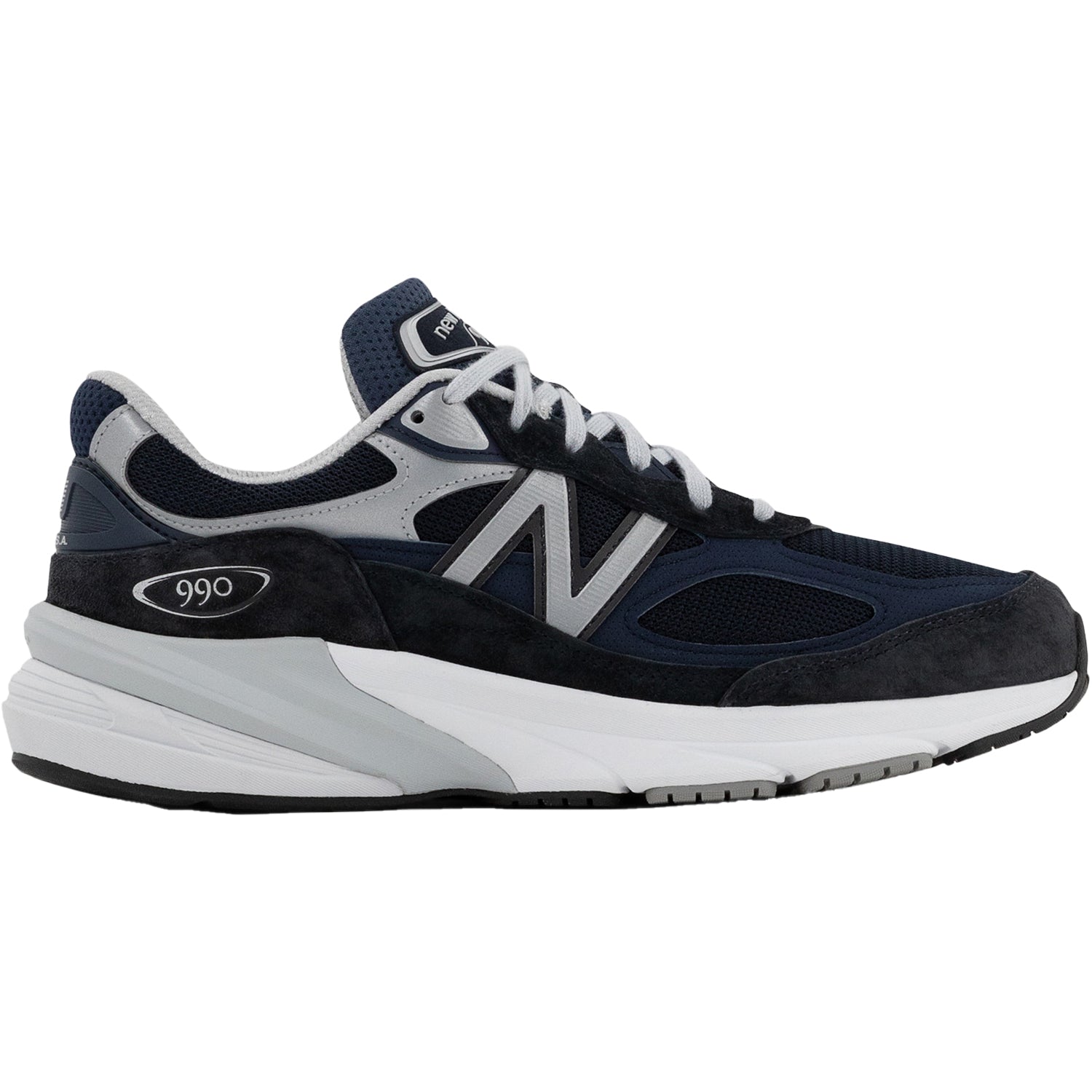Womens New balance Women's New Balance W990NV6 Navy/White Mesh - Made in USA Navy/White Mesh