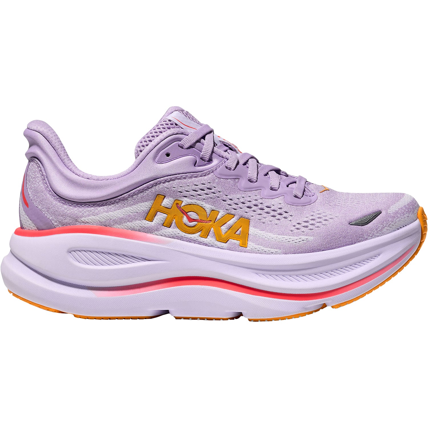 Women's Hoka Bondi 9 Aster Flower/Starlight Glow Mesh