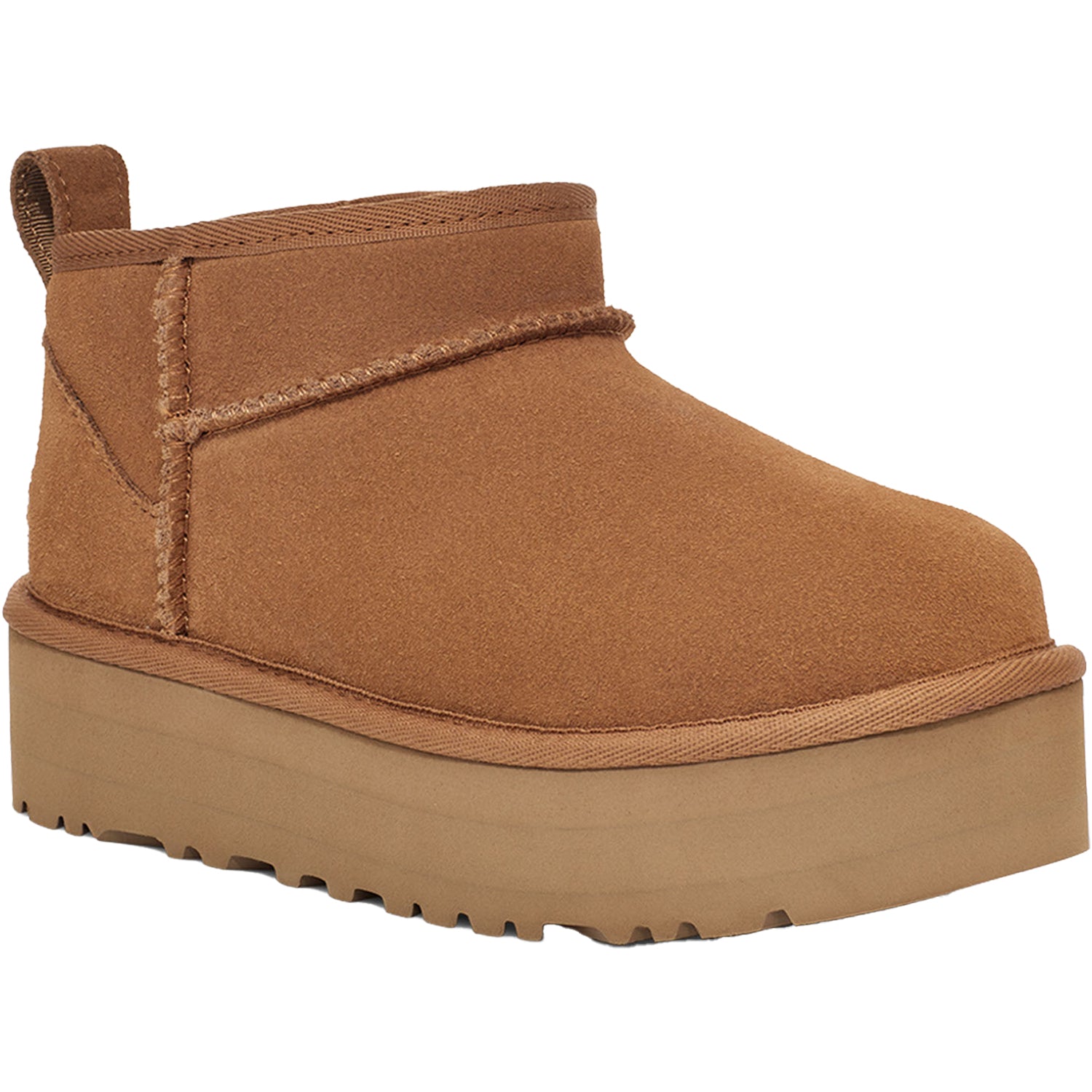 Kids Ugg Kids' UGG Classic Ultra Mini Platform Chestnut Sheepskin Chestnut Sheepskin