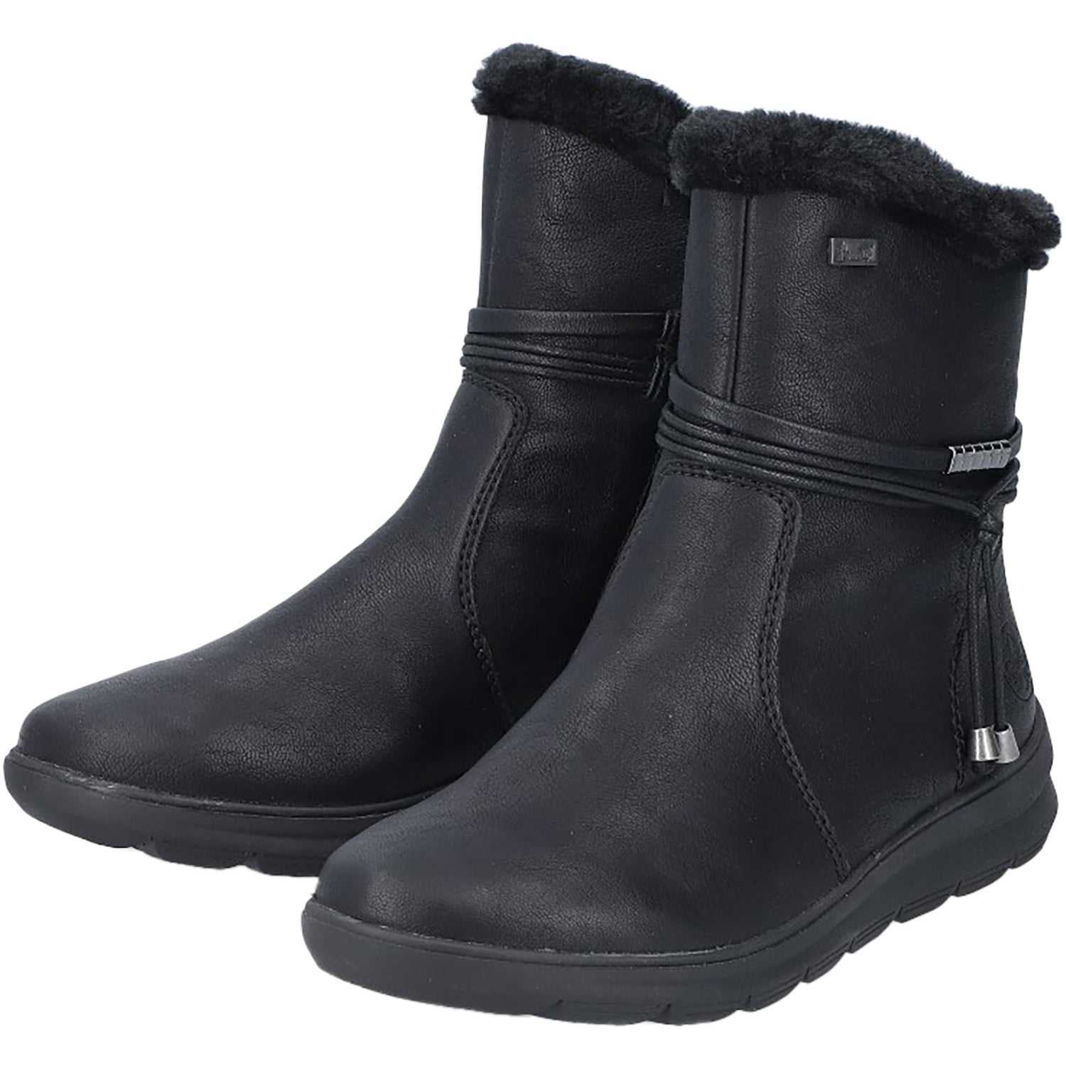 Womens Rieker Rieker Z0070-00 Women's Boots Schwarz/Nero Synthetic Schwarz/Nero Synthetic