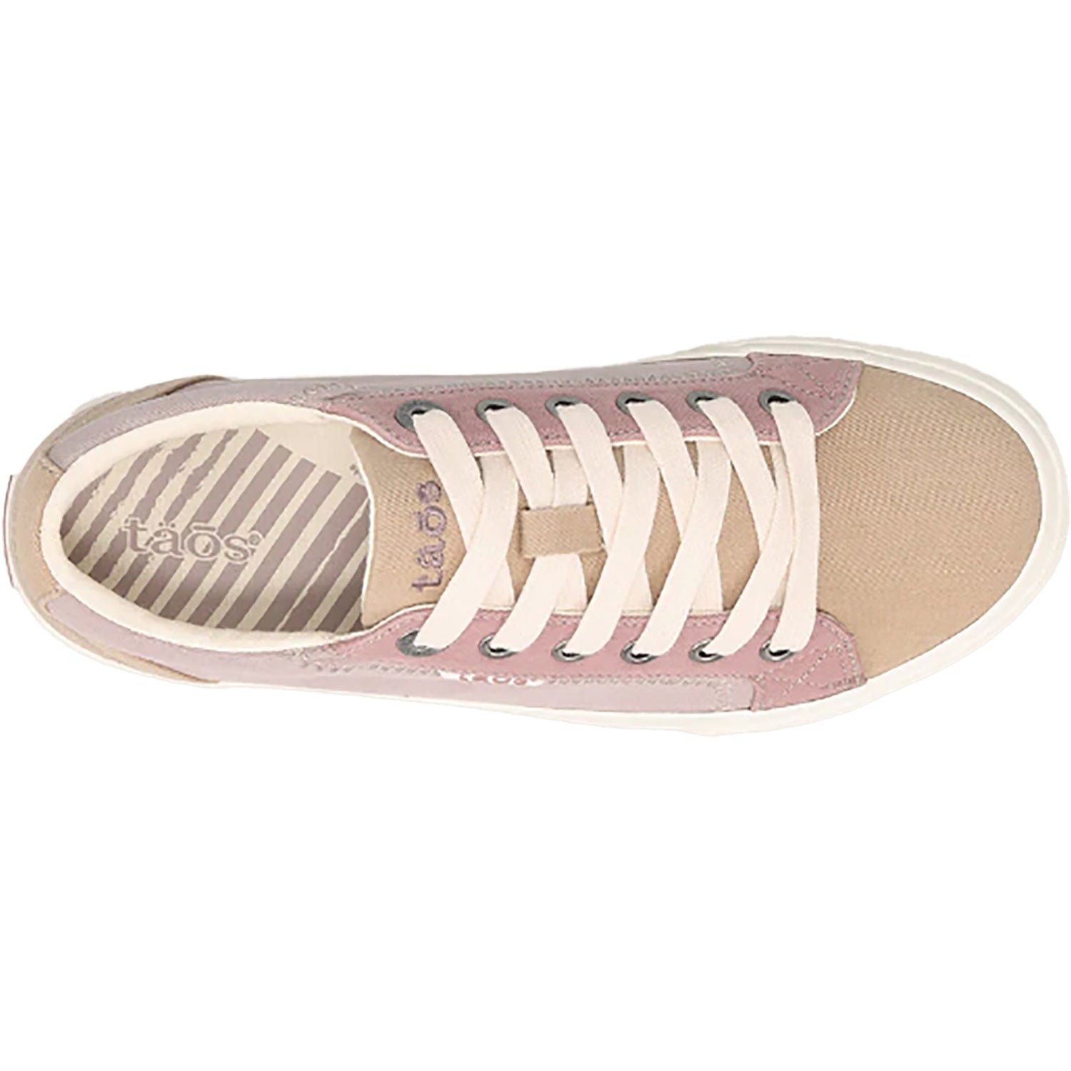 Womens Taos Women's Taos Plim Soul Tan/Dusty Rose Multi Canvas Tan/Dusty Rose Multi Canvas