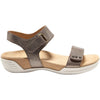 Womens Halsa Women's Halsa Dominica Bronze Metallic Leather Bronze Metallic Leather