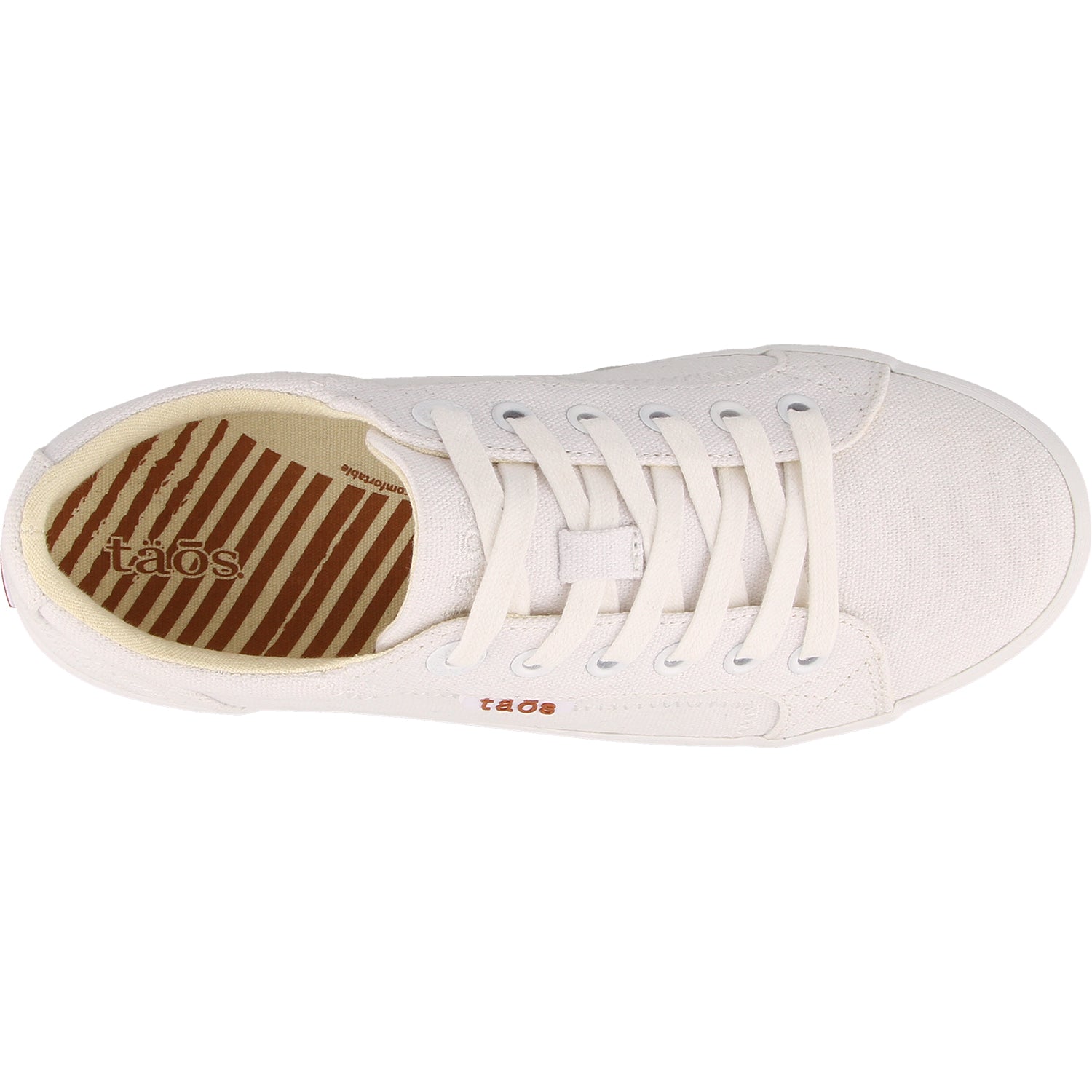 Womens Taos Taos Star Women's Sneakers White/White Canvas White/White Canvas