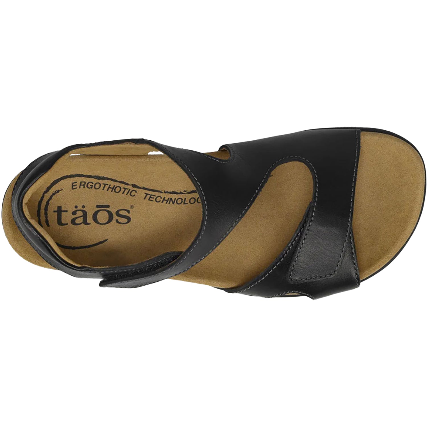 Womens Taos Taos Serene Women's Sandals Black Leather Black Leather