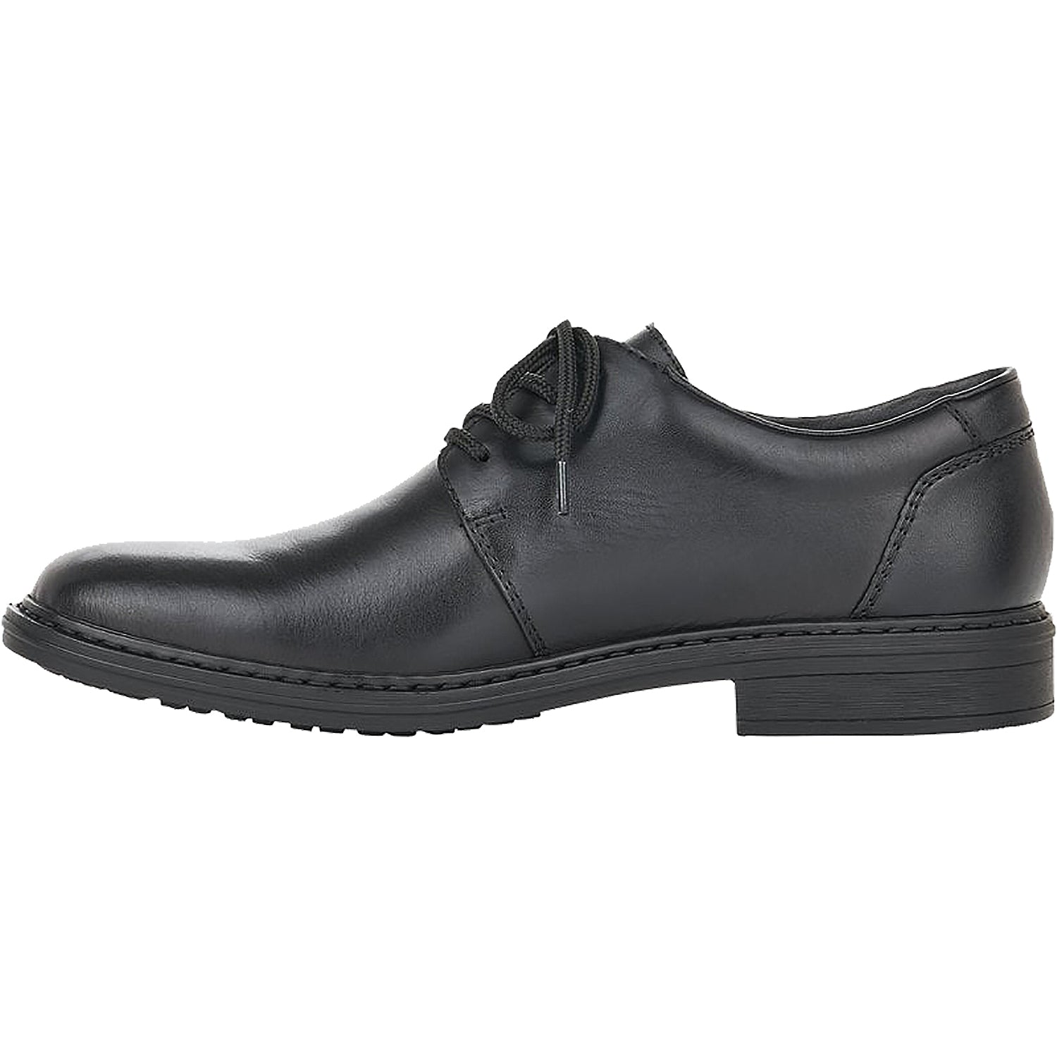 Mens Rieker Rieker 17627-00 Dustin 27 Men's Dress Shoes Black Leather Black Leather