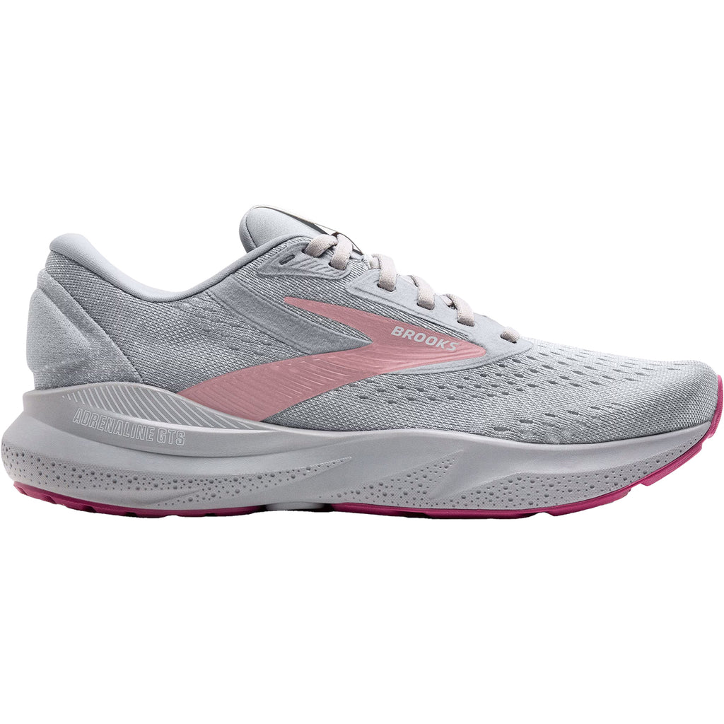 Women's Brooks Adrenaline GTS 24 Stability Alloy/White/Zephyr Mesh