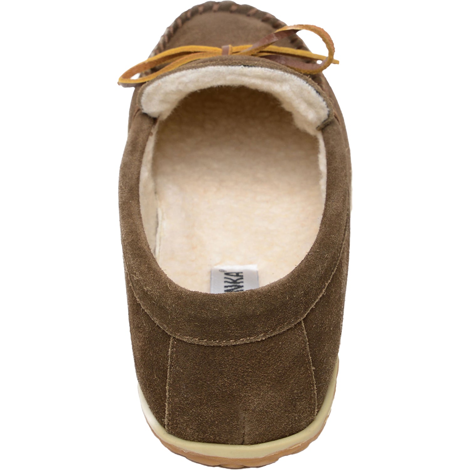 Mens Minnetonka Minnetonka Tomm Men's Slippers Autumn Brown W/R Suede Autumn Brown W/R Suede