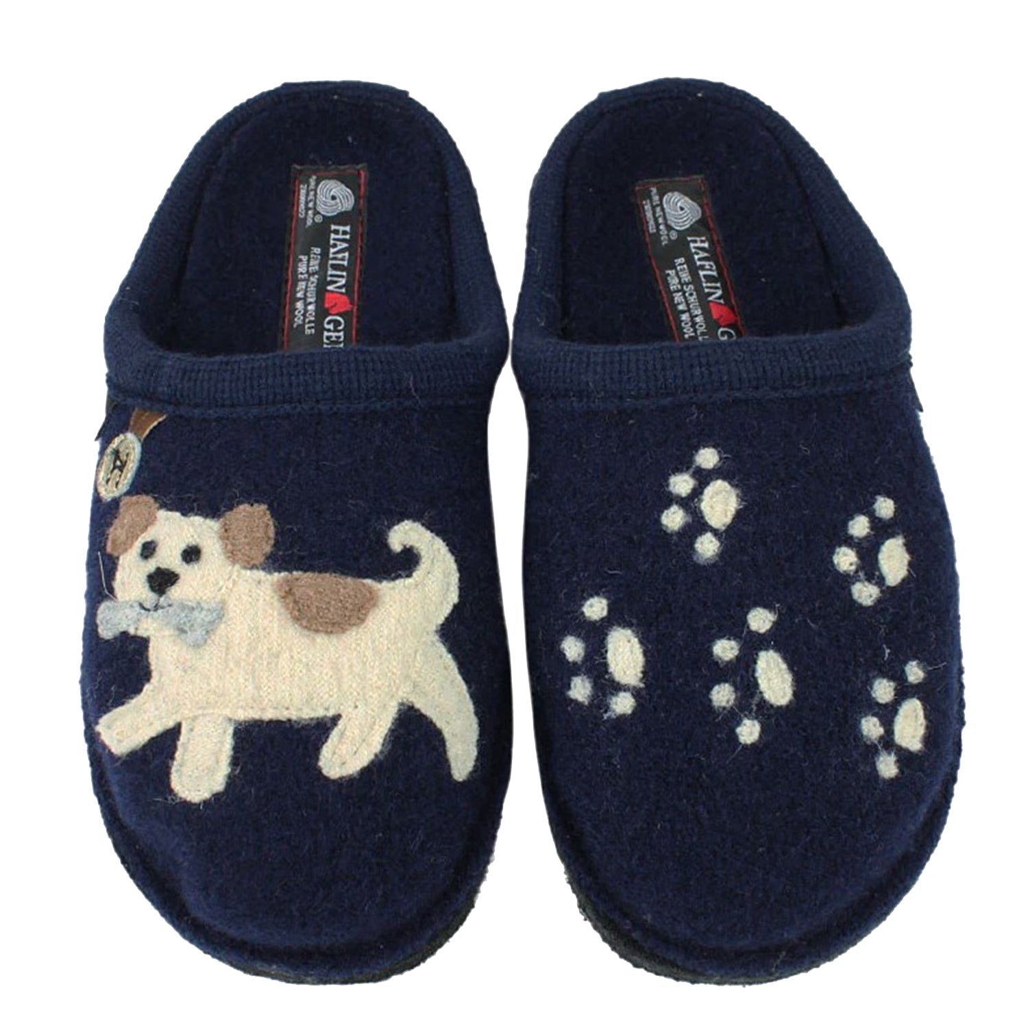 Womens Haflinger Haflinger Fido Women's Slippers Navy Navy