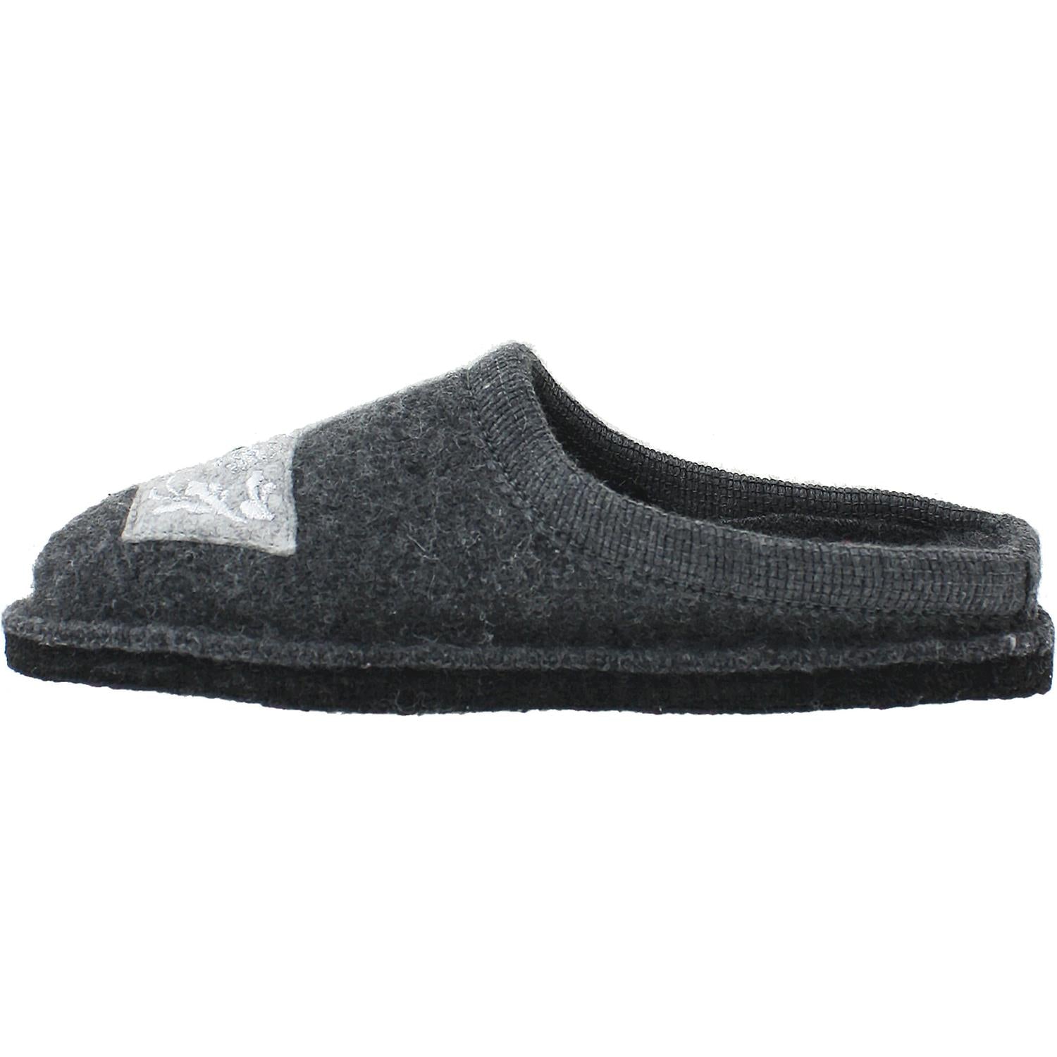 Womens Haflinger Haflinger Lizzy Cat Women's Slippers Grey Wool Grey Wool