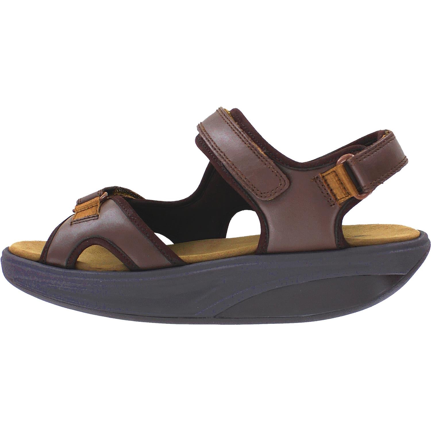 Mens Mbt Men's MBT Kisumu 3S Chocolate Brown Leather Chocolate Brown Leather