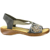 Womens Rieker Rieker Regina B9 Women's Smoke Leather Smoke Leather