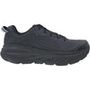 Mens Hoka one one Hoka Bondi Men's Walking Shoes Black Leather Black Leather