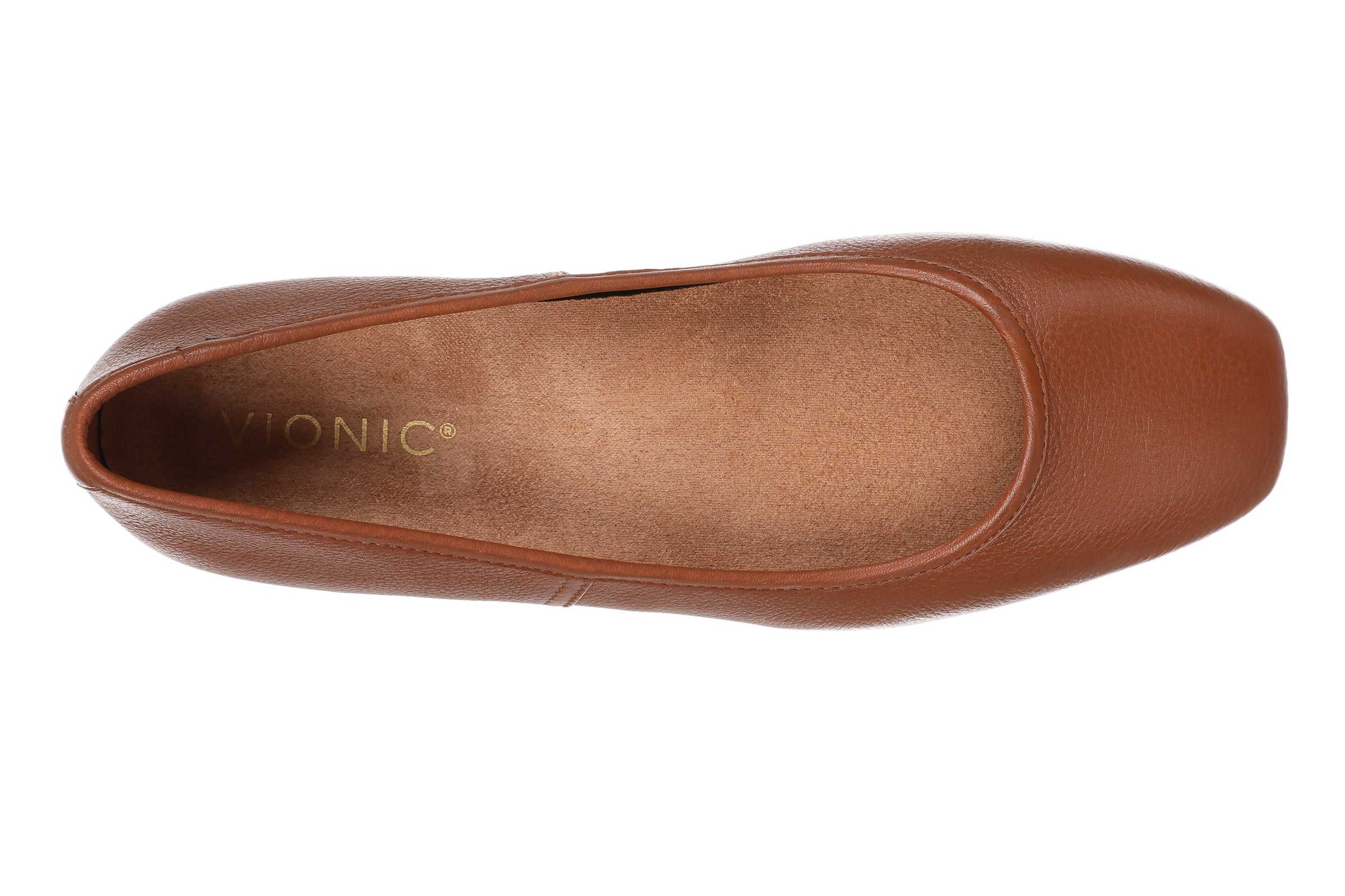 Womens Vionic Women's Vionic Orinda Dark Tan Leather Dark Tan