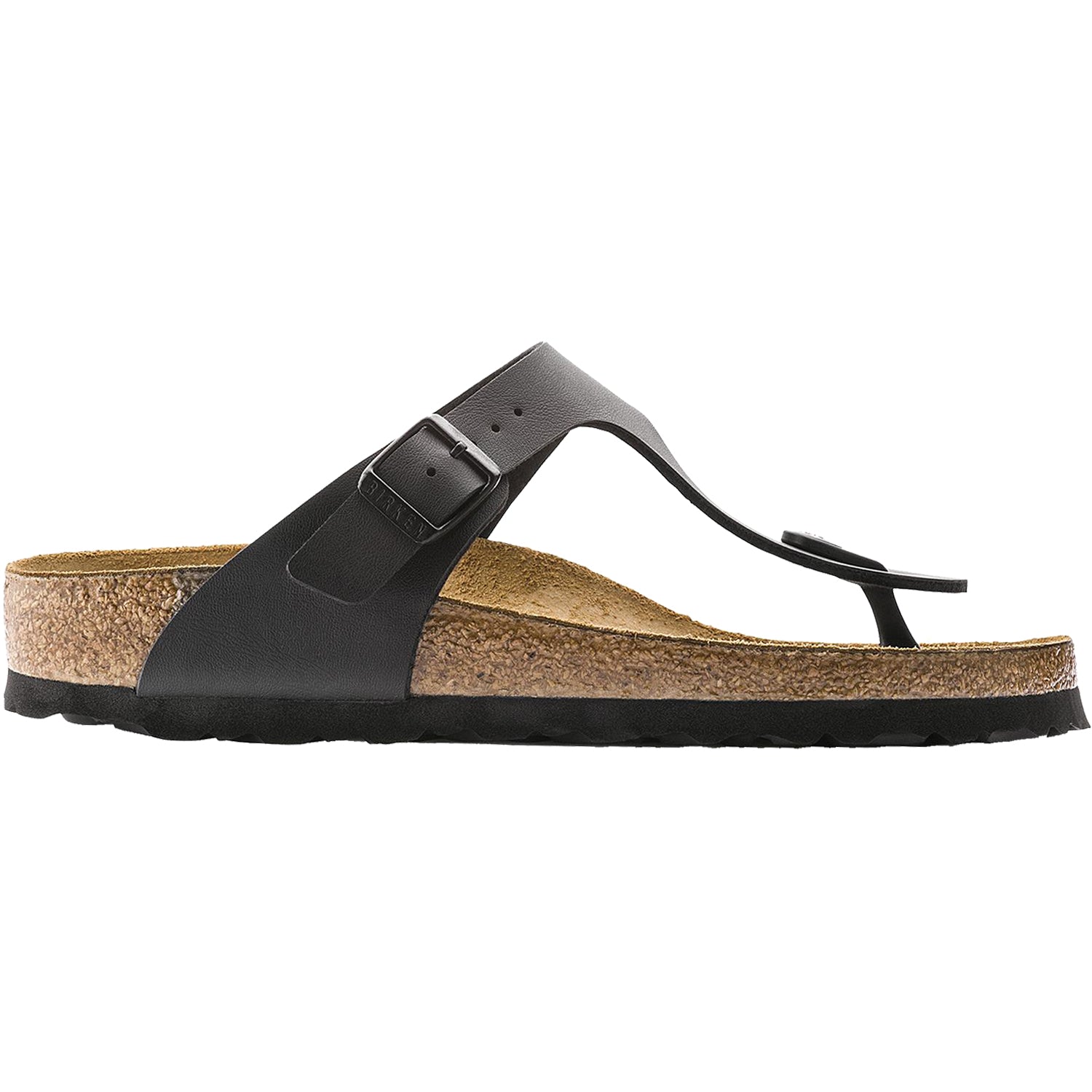 Womens Birkenstock Birkenstock Gizeh Women's Thong Sandals Black Birko-Flor Black Birko-Flor