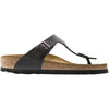 Womens Birkenstock Birkenstock Gizeh Women's Thong Sandals Black Birko-Flor Black Birko-Flor