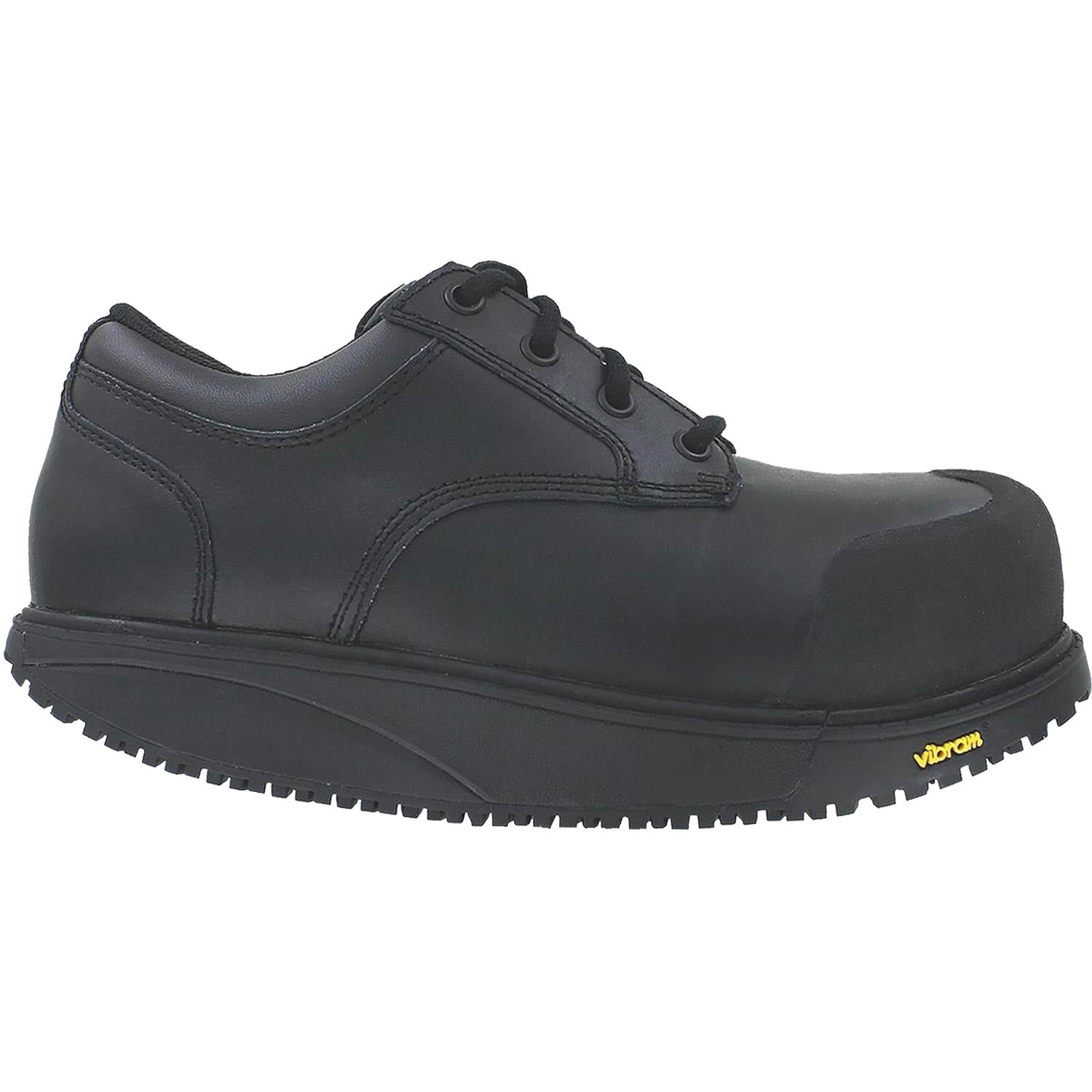 Unisex Mbt Unisex MBT Omega Safety Work Shoe Black Leather Black Leather