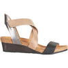 Womens Naot Women's Naot Vixen Oily Coal/Khaki Beige/Mirror Nubuck/Leather Oily Coal/Khaki Beige/Mirror Nubuck/Leather
