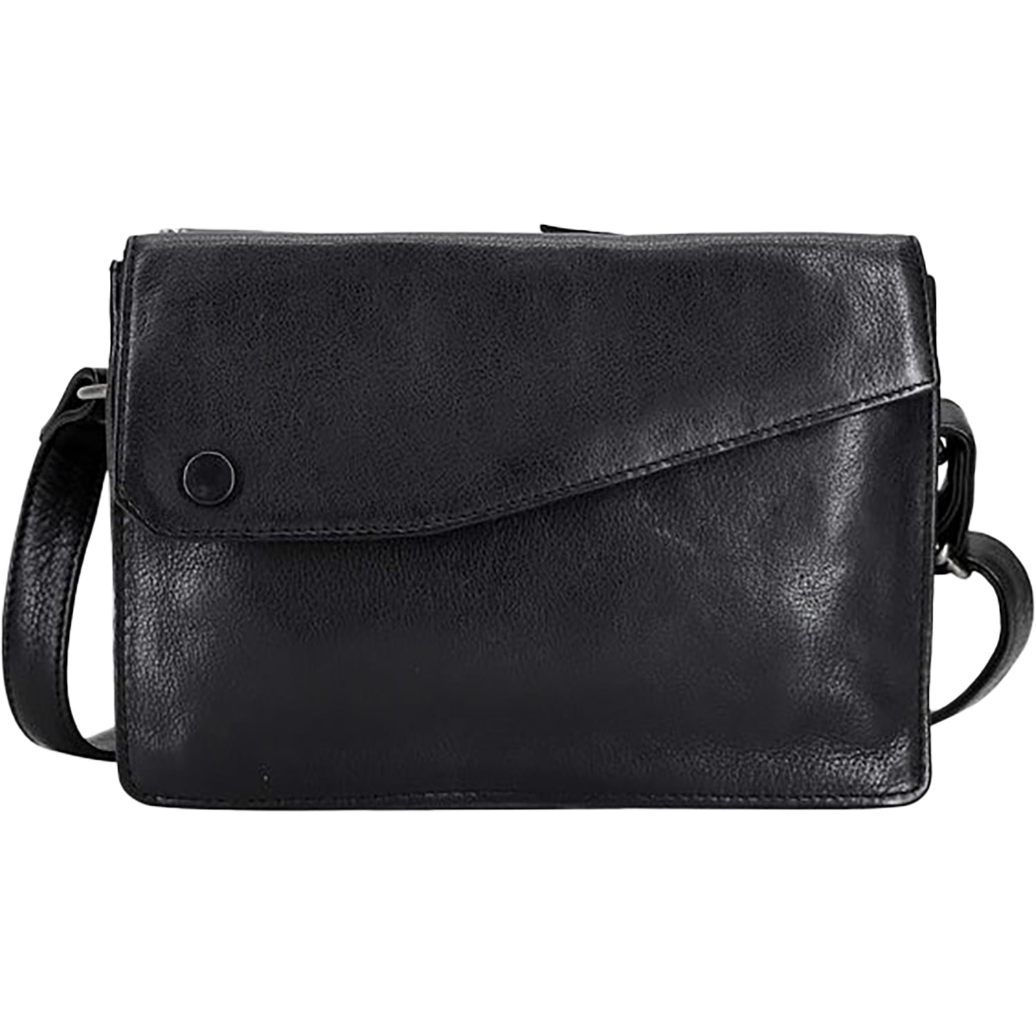 Womens Latico Latico Avalon Crossbody Handbag Black Leather Black Leather
