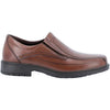 Mens Imac IMAC Gino IMACTEX Men's Dress Slip Ons Tan Leather Tan Leather