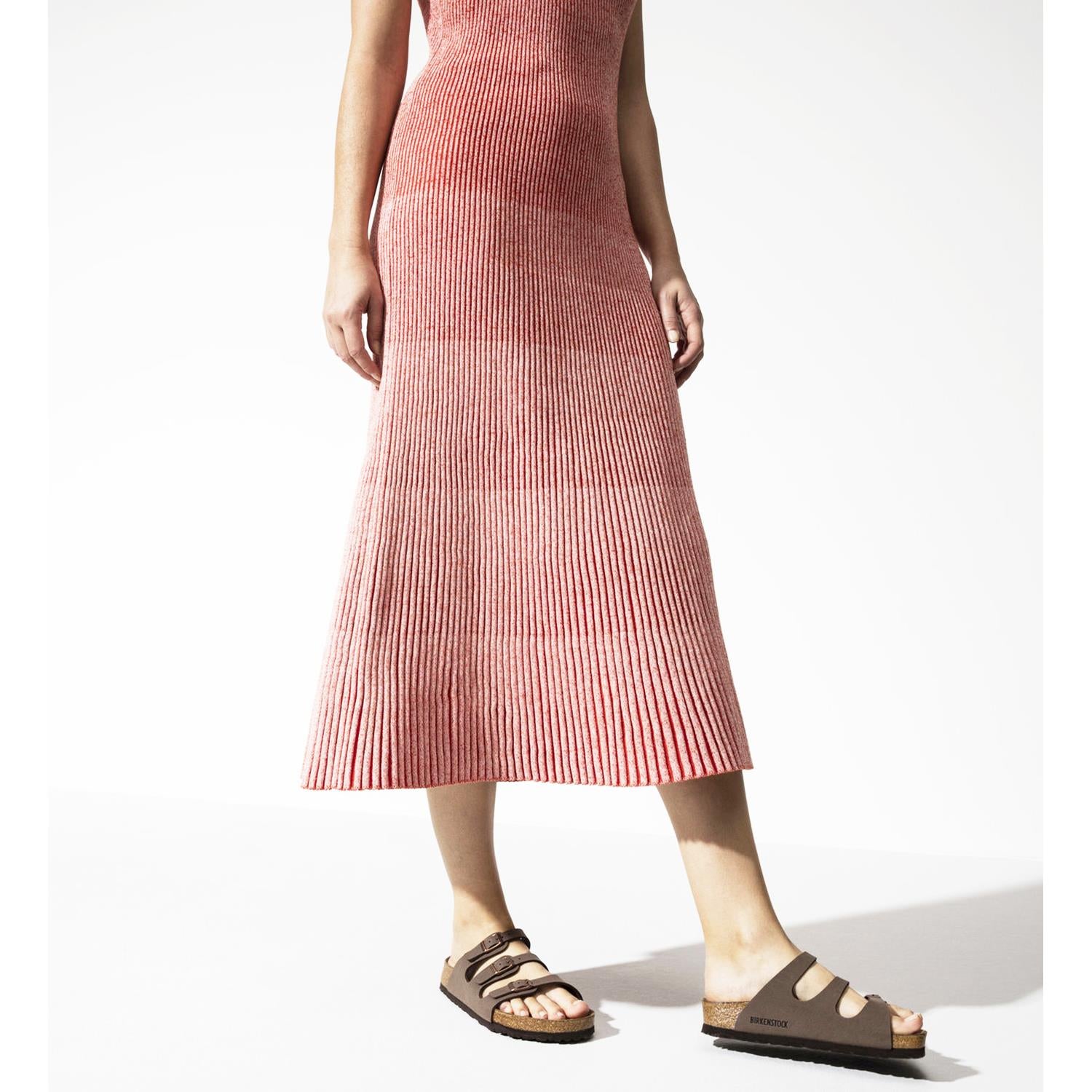 Womens Birkenstock Women's Birkenstock Florida Soft Footbed Mocha Birkibuc Mocha Birkibuc