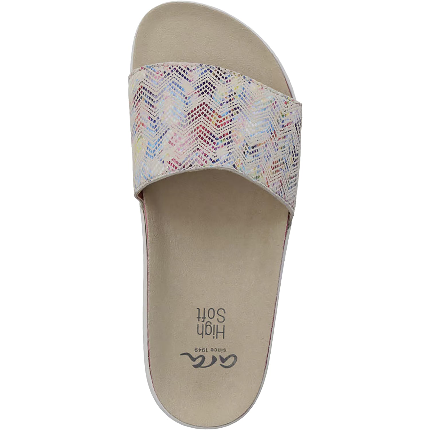 Womens Ara shoes Ara Salta Women's Slide Slippers Multi Mavajokid Suede Multi Mavajokid Suede