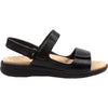 Womens Ziera Women's Ziera Benji Black Leather Black Leather