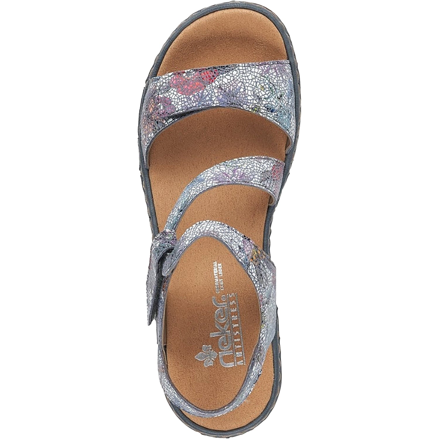 Womens Rieker Rieker 659C7-90 Regina C7 Women's Sandals Adria-Multi Leather Adria-Multi Leather