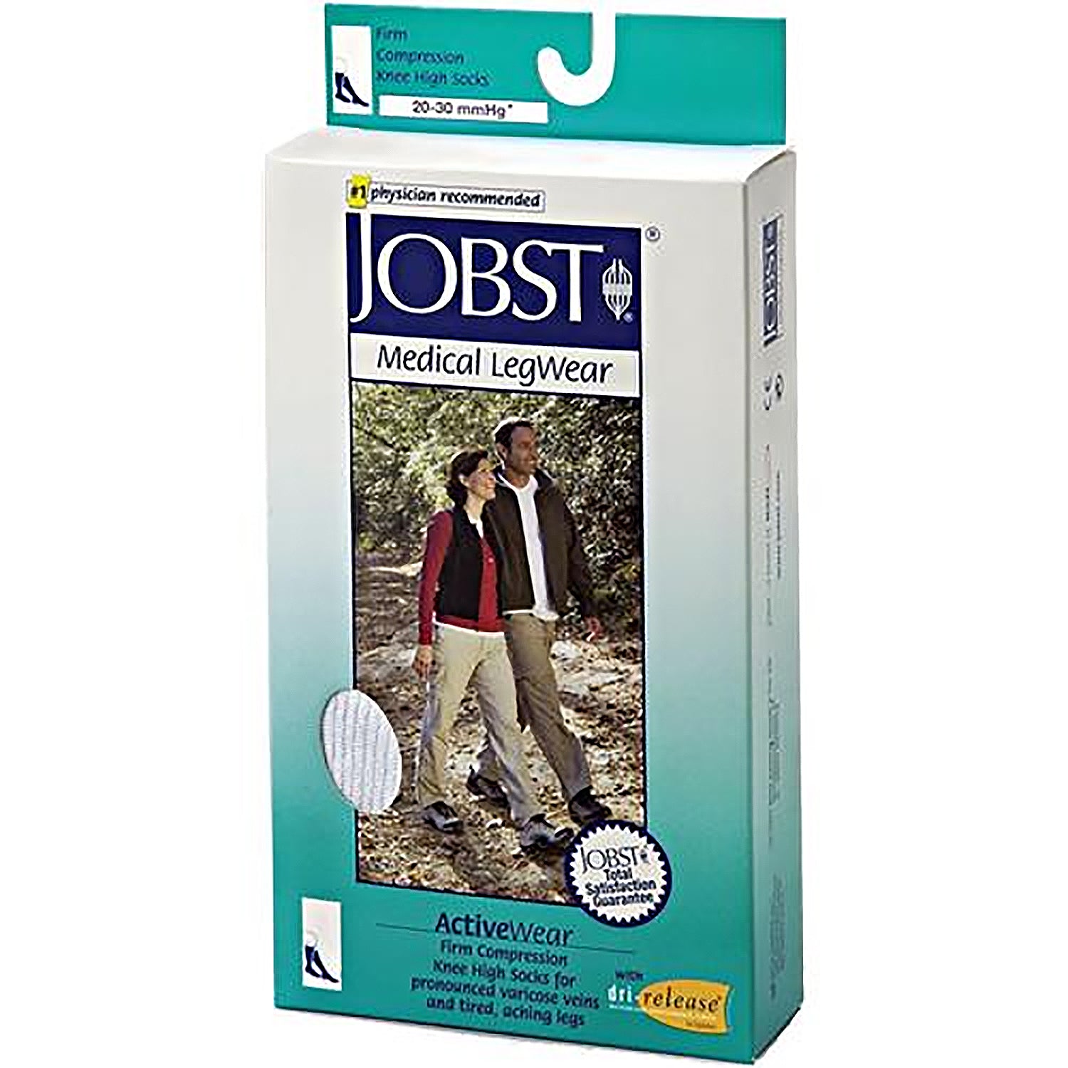 Unisex Jobst Jobst Activewear Socks 15-20 mmHg Unisex White Medium White Medium