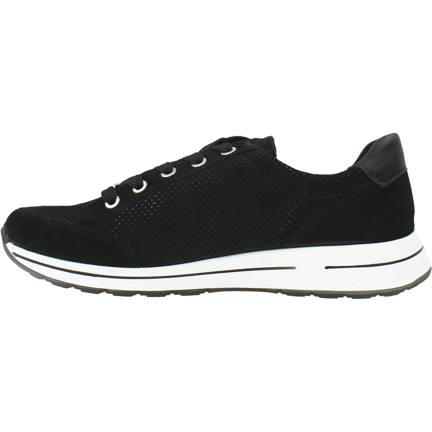 Ara Oleanna Women's Sneakers Black Suede/Puntkid – Footwear etc.