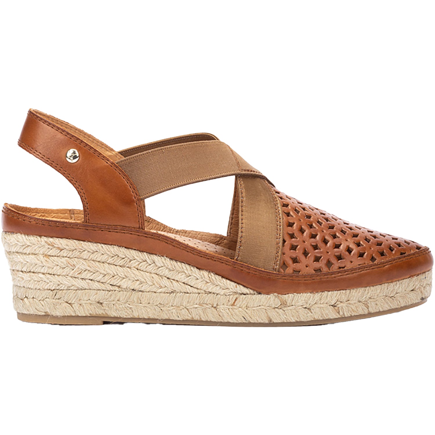 Womens Pikolinos Pikolinos Benidorm W4A-1546 Women's Wedge Sandals Brandy Brandy