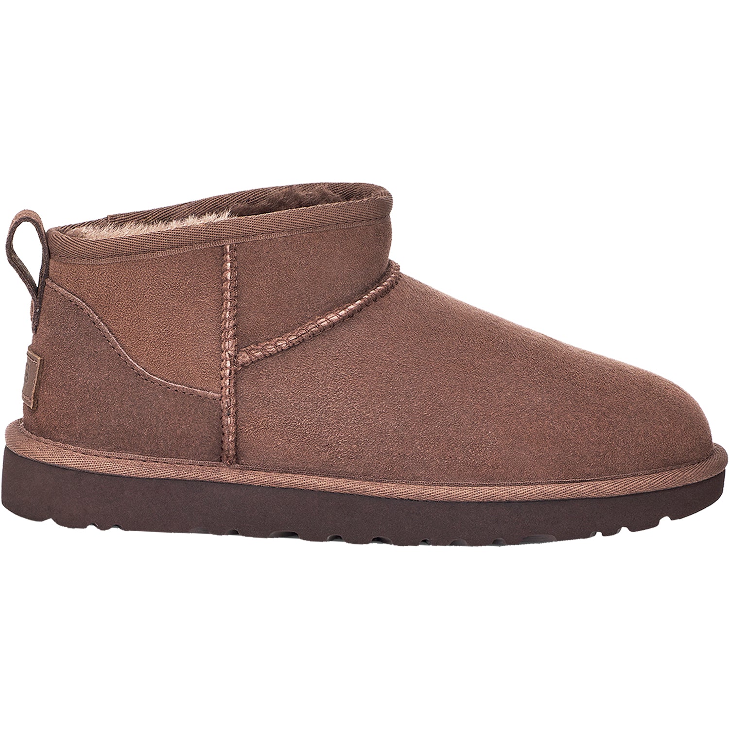 UGG 新品未使用Burnt Cedar ウルトラ ミニ プラットフォーム　24 UGG CLASSIC ULTRA MINI PLATFORM BURNT CEDAR SUEDE WOMEN'S BOOTS