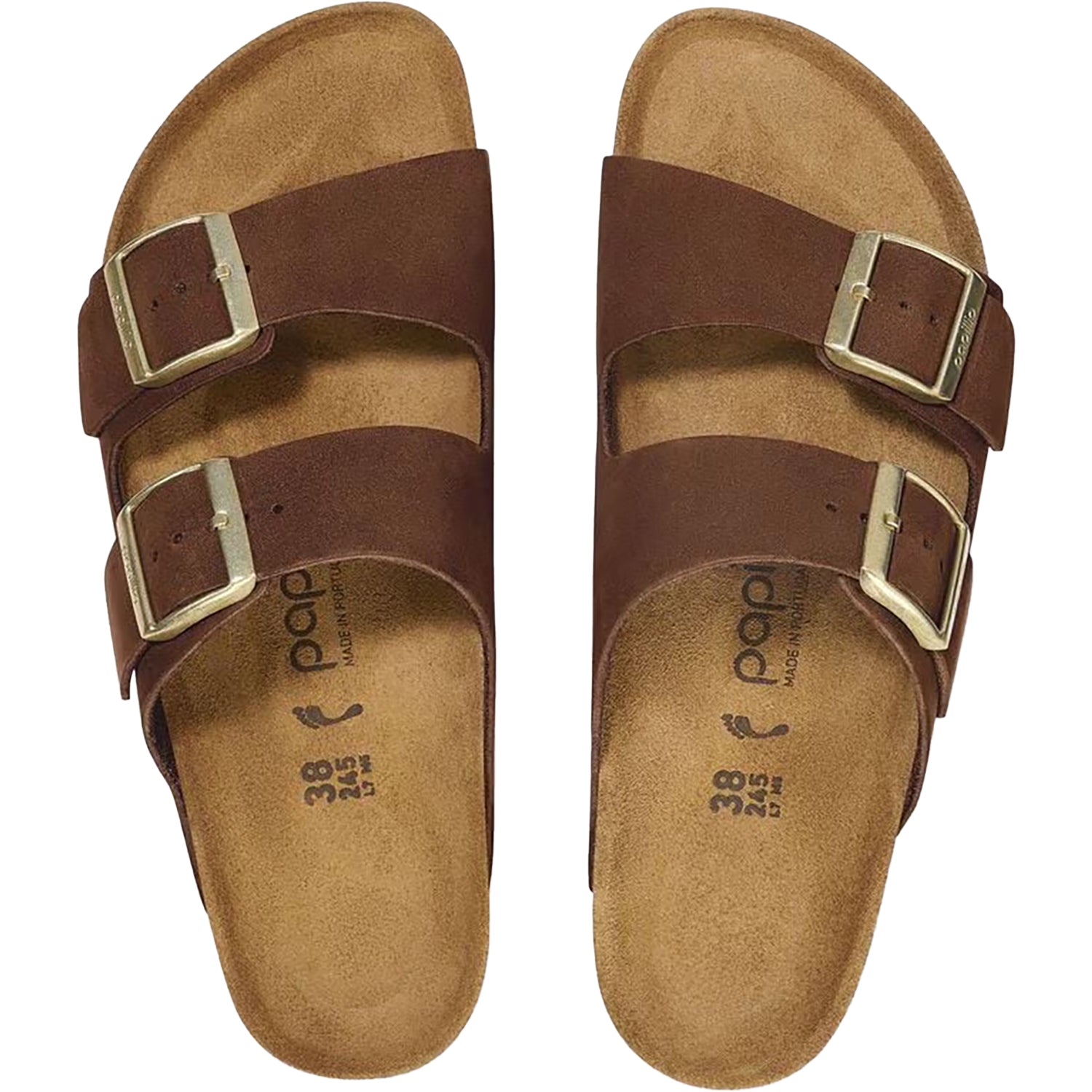 Womens Birkenstock Birkenstock Arizona Platform Women's Sandals Dark Tea Nubuck Dark Tea Nubuck