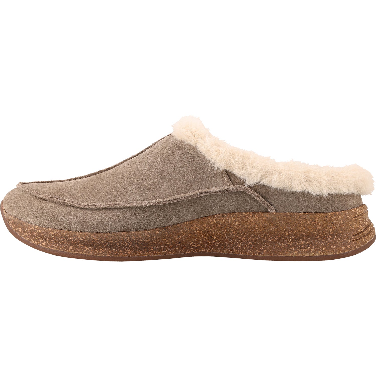 Womens Taos Taos Future Women's Clogs Slippers Dark Taupe Suede Dark Taupe Suede