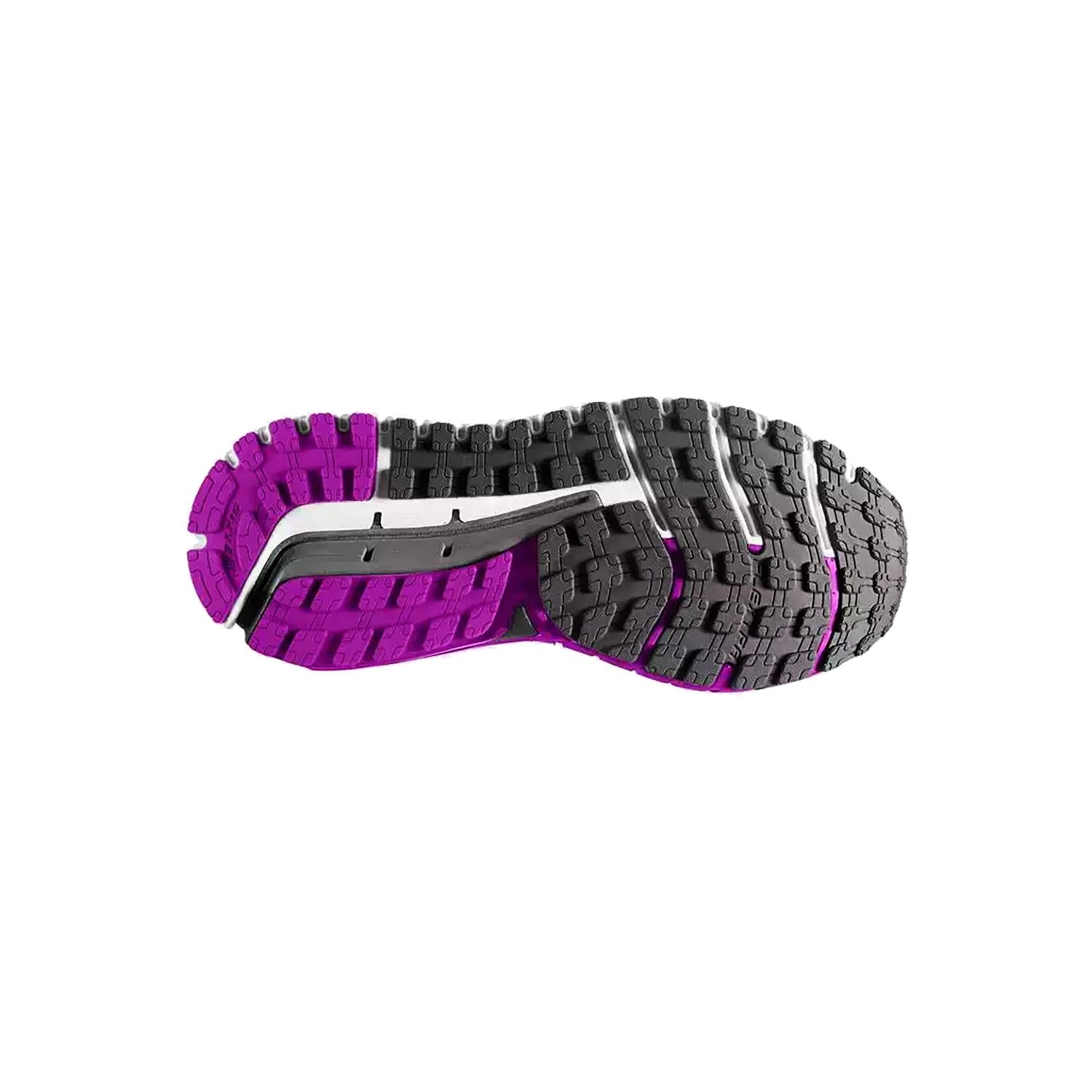 Womens Brooks Brooks Ariel 16 Women's Running Shoes Anthracite/Purple Cactus Flower Mesh Anthracite/Purple Cactus Flower Mesh