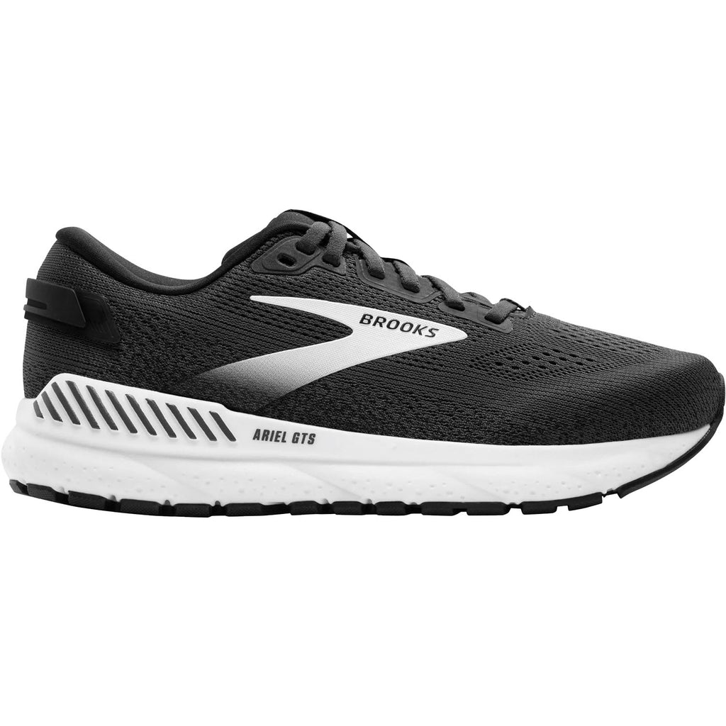 Women's Brooks Ariel GTS 24 [STABILITY] Ebony/Black/White Mesh