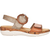 Womens Remonte Women's Remonte R6853-90 Jocelyn 53 Noccia/Taupe Metallic Leather Taupe Metallic Leather