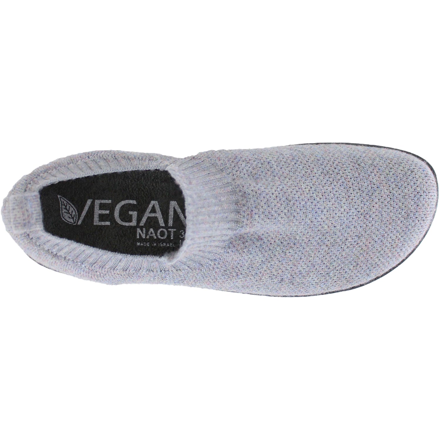 Womens Naot Naot Nuku Grey/ Knit Women's Knit Shoes Black/Grey Black/Grey