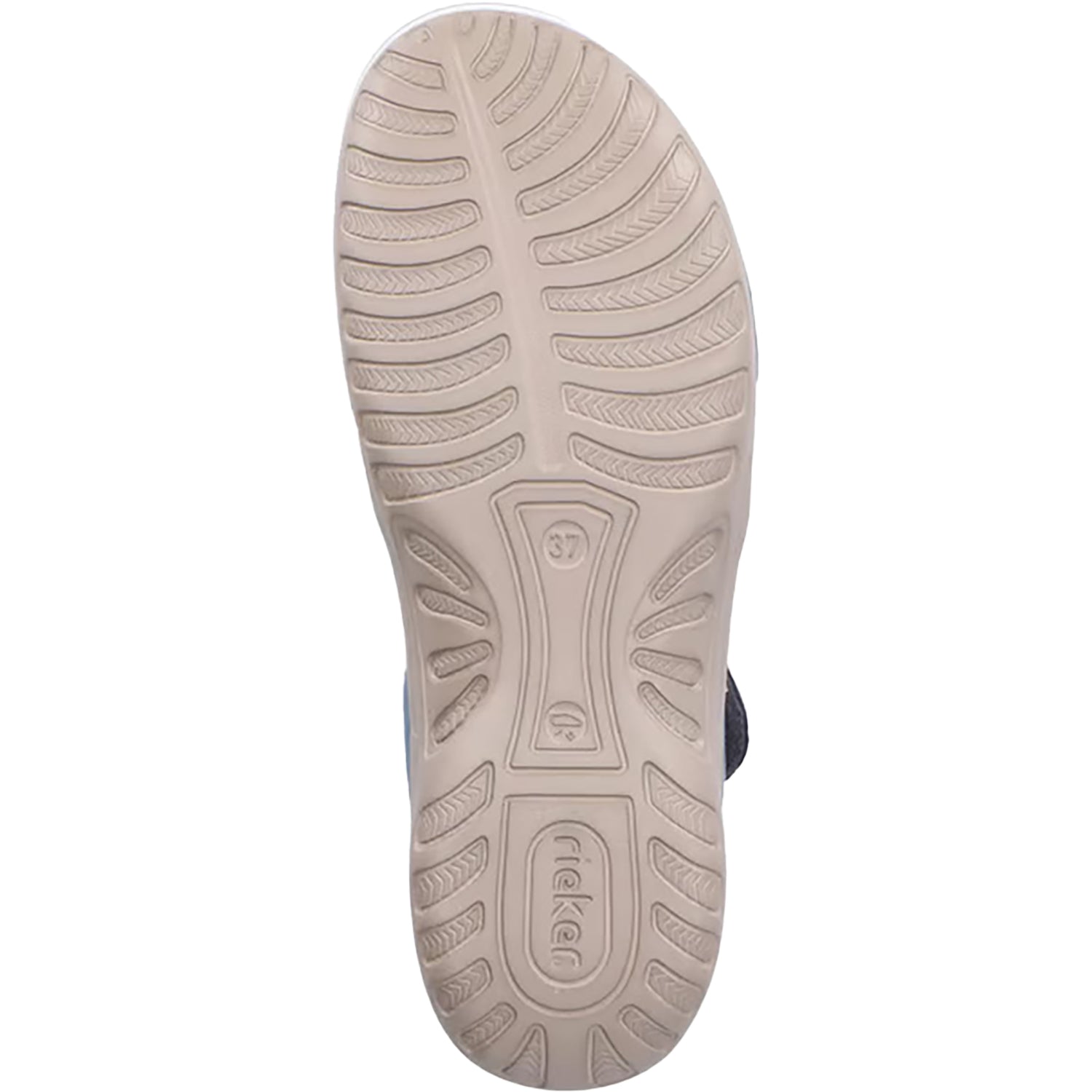 Womens Rieker Rieker 64870-14 Women's Sandals Royal/Jeans-Weiss Synthetic Royal/Jeans-Weiss Synthetic