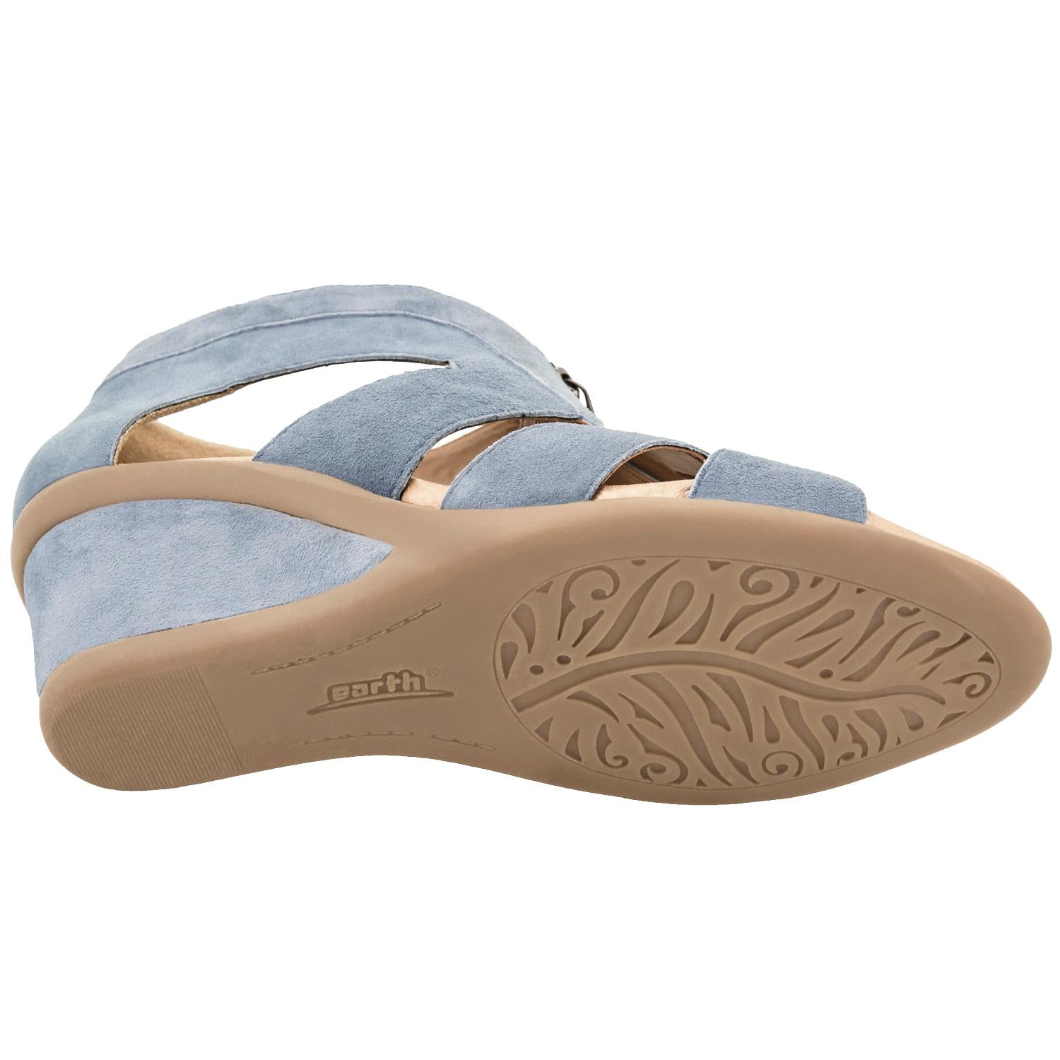 Womens Earth Women's Earth Poppi Dusty Blue Suede Dusty Blue Suede