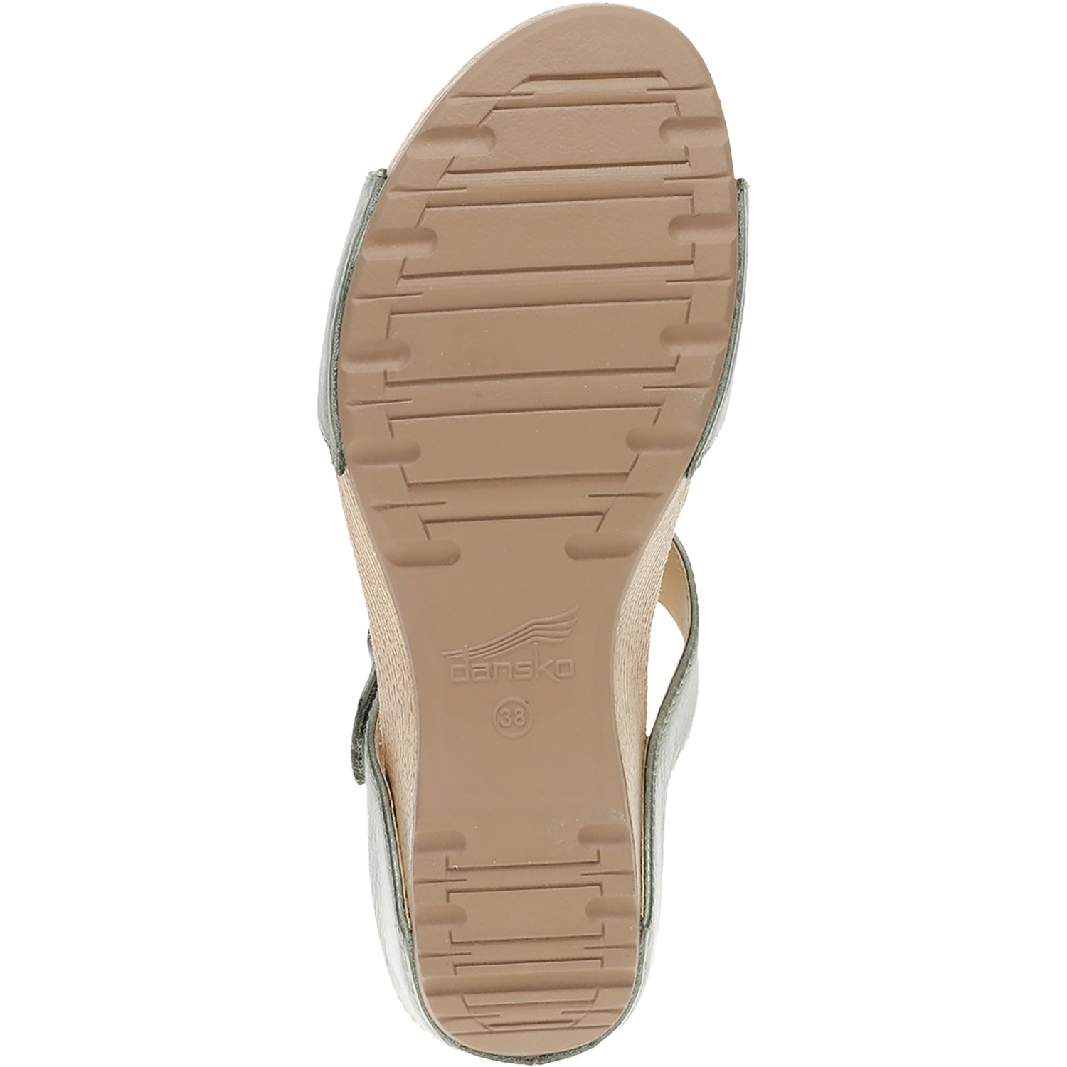 Womens Dansko Dansko Tanya Women's Wedge Heel Slide Sandals Sage Milled Burnished Leather Sage Milled Burnished Leather